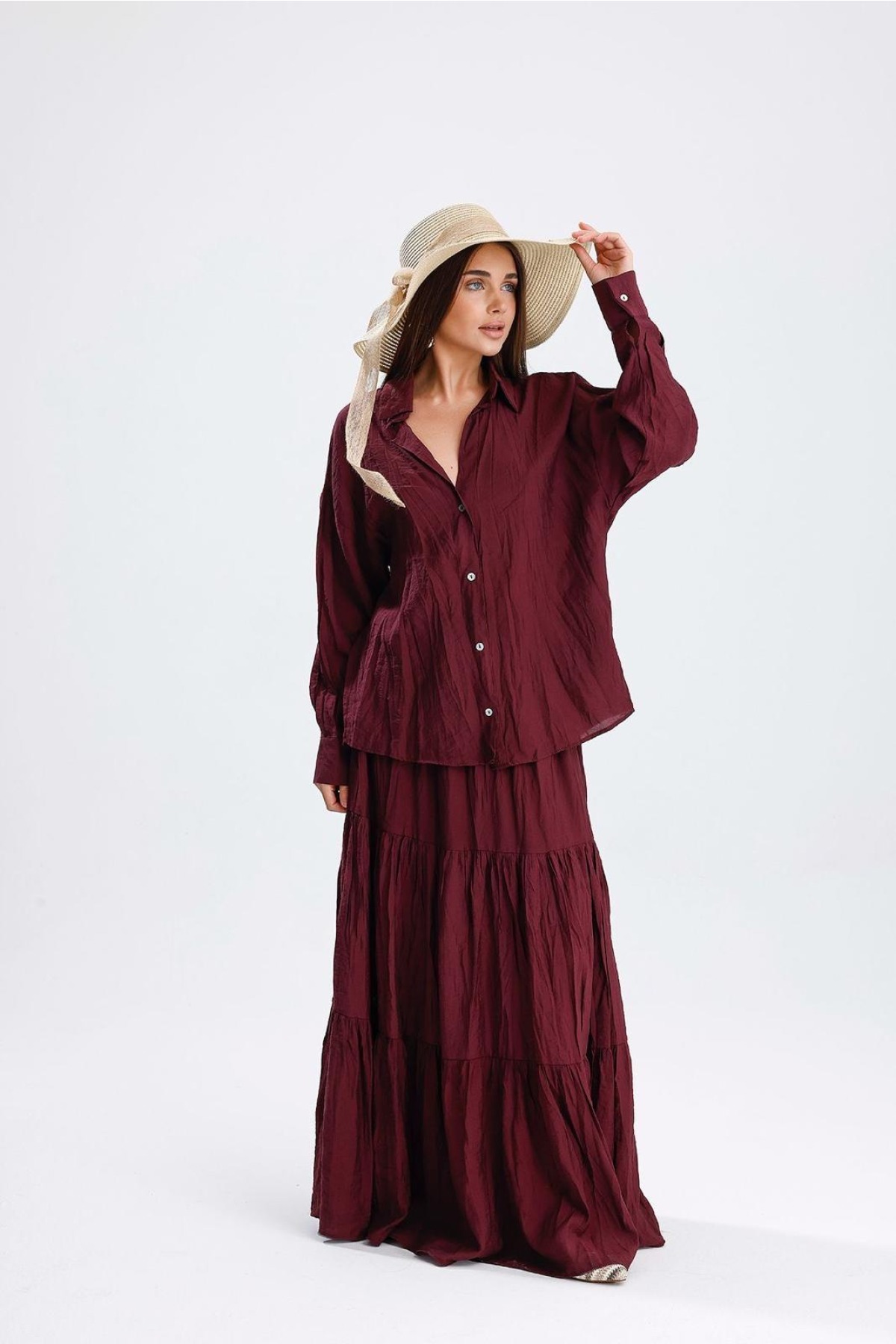 Kırışık Mango İkili Takım Trend